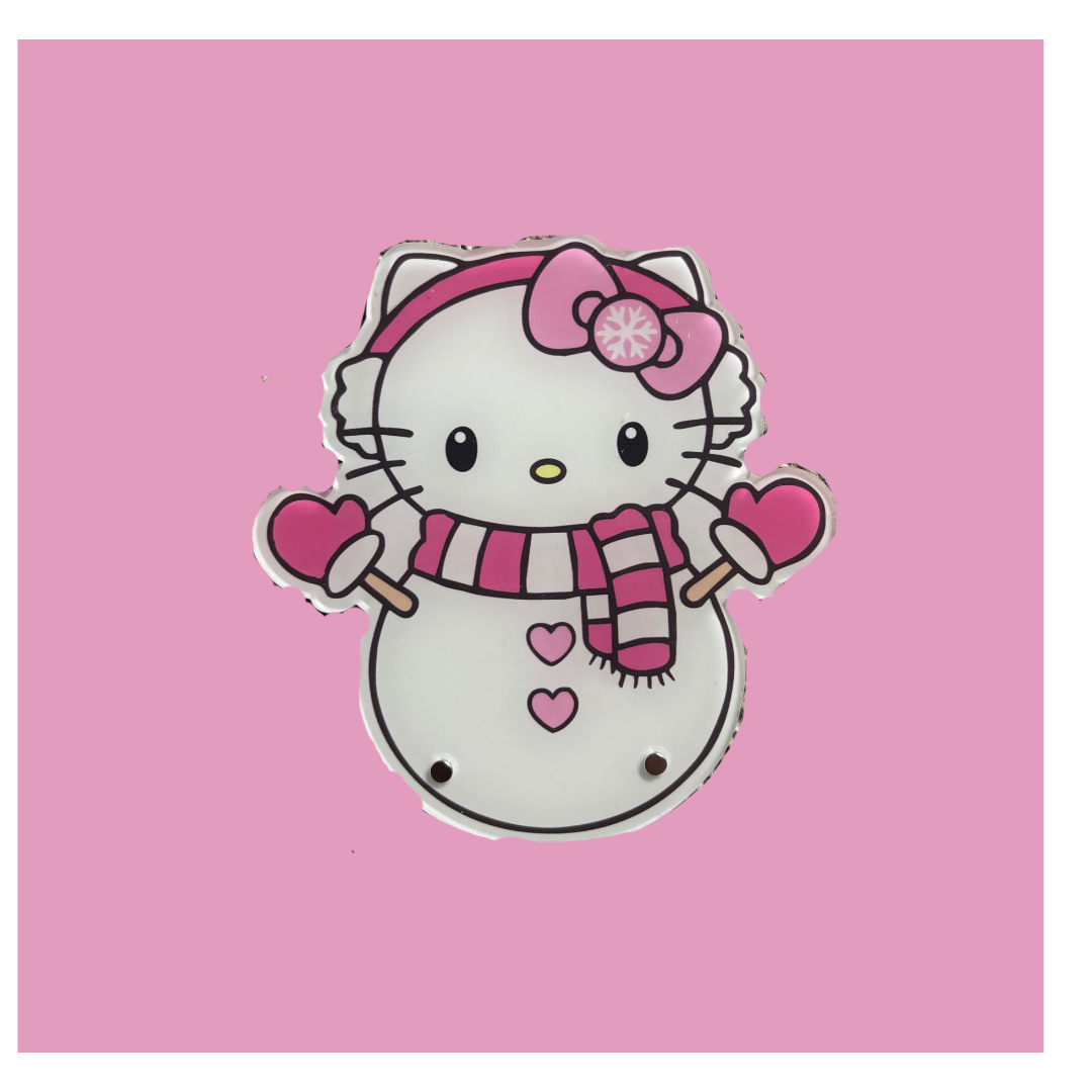 HK pink snowman