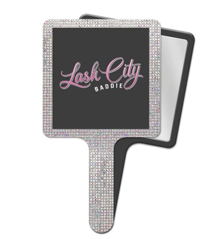 Baddie Black Diamond Mirror