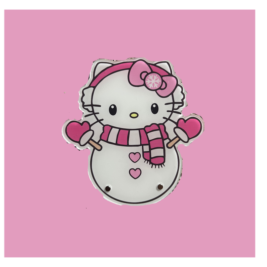 HK pink snowman